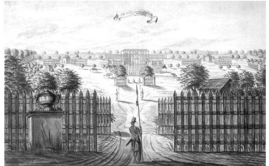 Ilustrasi Keraton Yogyakarta tahun 1771